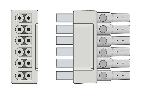 SunMed > Vyaire Medical Original ECG Telemetry Leadwire - 421930-001