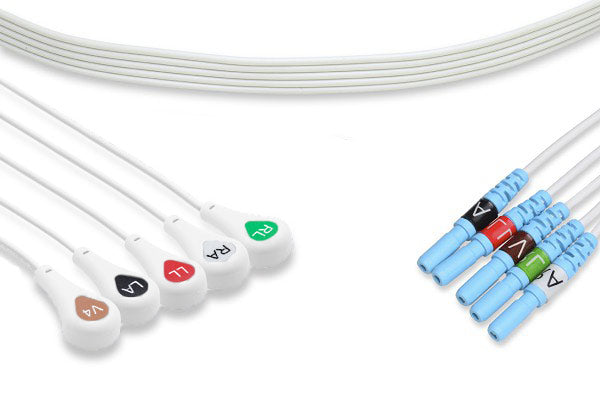 DIN Style Compatible Disposable ECG Leadwire