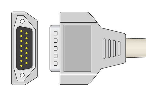 GE Healthcare > Marquette Compatible EKG Trunk Cable